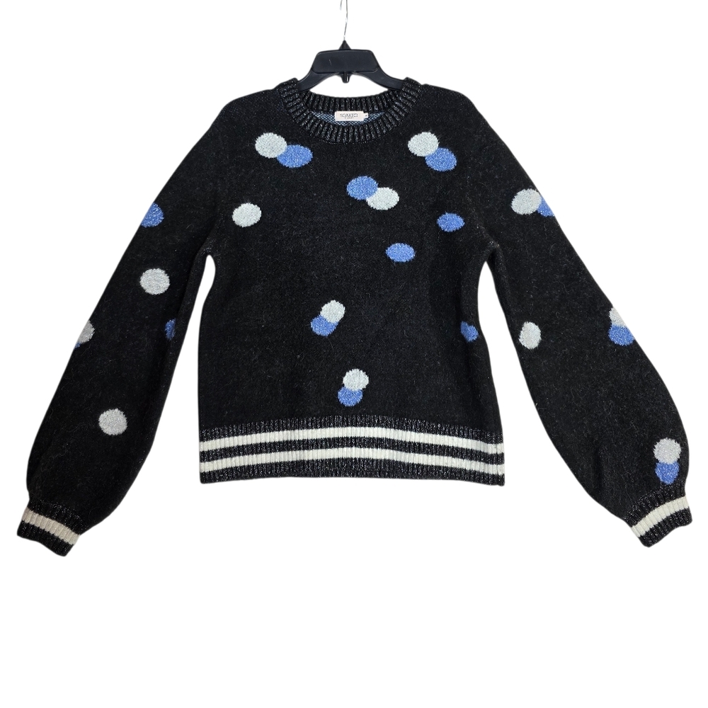 Soaked in Luxury knit Polka dots wool and alpaca blend Crew neck pull over - Picture 1 of 9